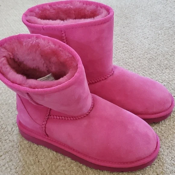 UGG Shoes Bright Pink Ugg Boots Poshmark